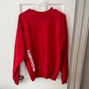 Hanes McDonald’s Vibrant Red Crewneck Sweater